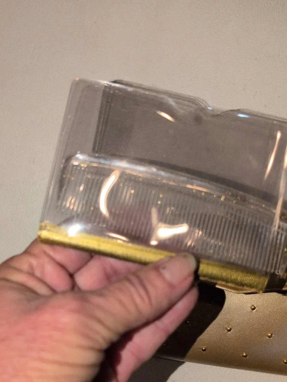Vintage Princess Gardner Gold Studded Wallet From The 60s Or 70s Era